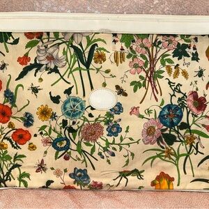 Gucci Cream Canvas Clutch